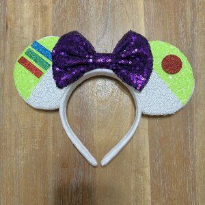 Toy Story Buzz Lightyear-themed sequin mouse ears headband Teen/Adult size
